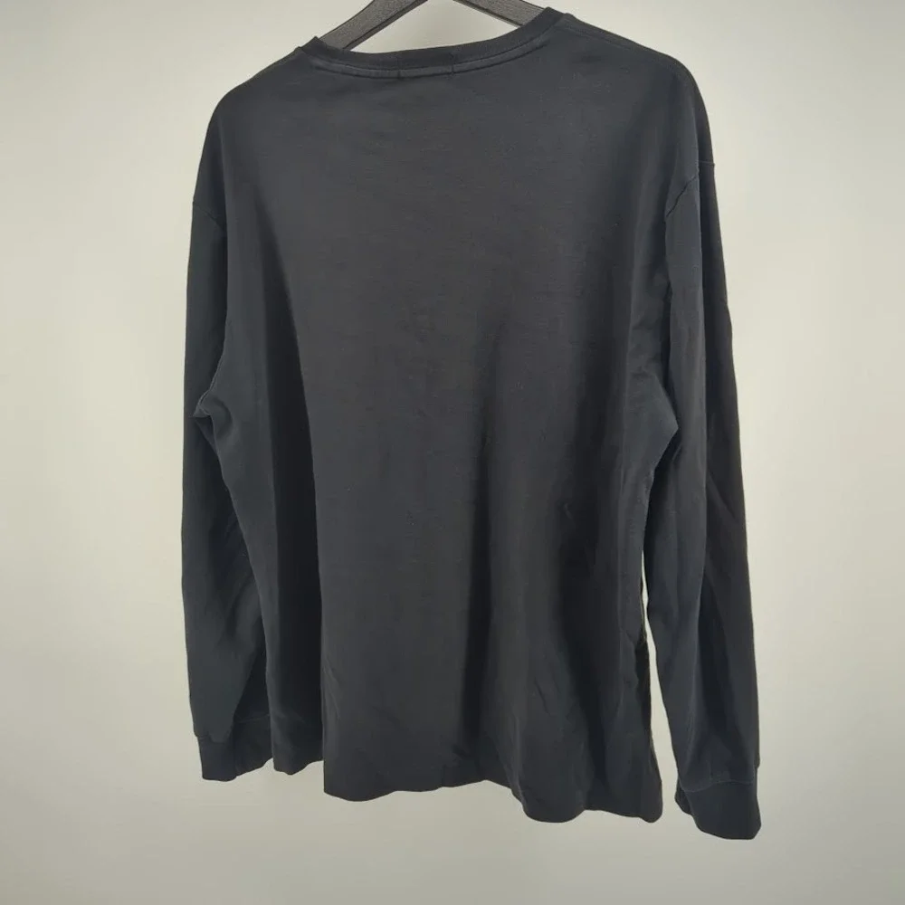 Polo Ralph Lauren Classic Fit Long Sleeve Shirt Men's‎ Large Black Flesh Pony